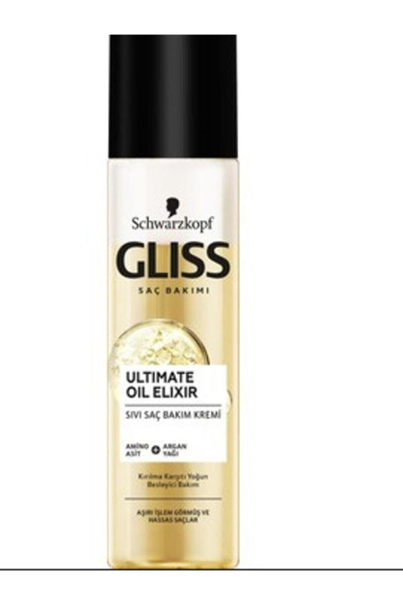 Gliss Schwarzkopf Gliss Ultimate Oil Elixir Besleyici Durulanmayan Sivi Saç Kremi 200 Ml Kullananlar