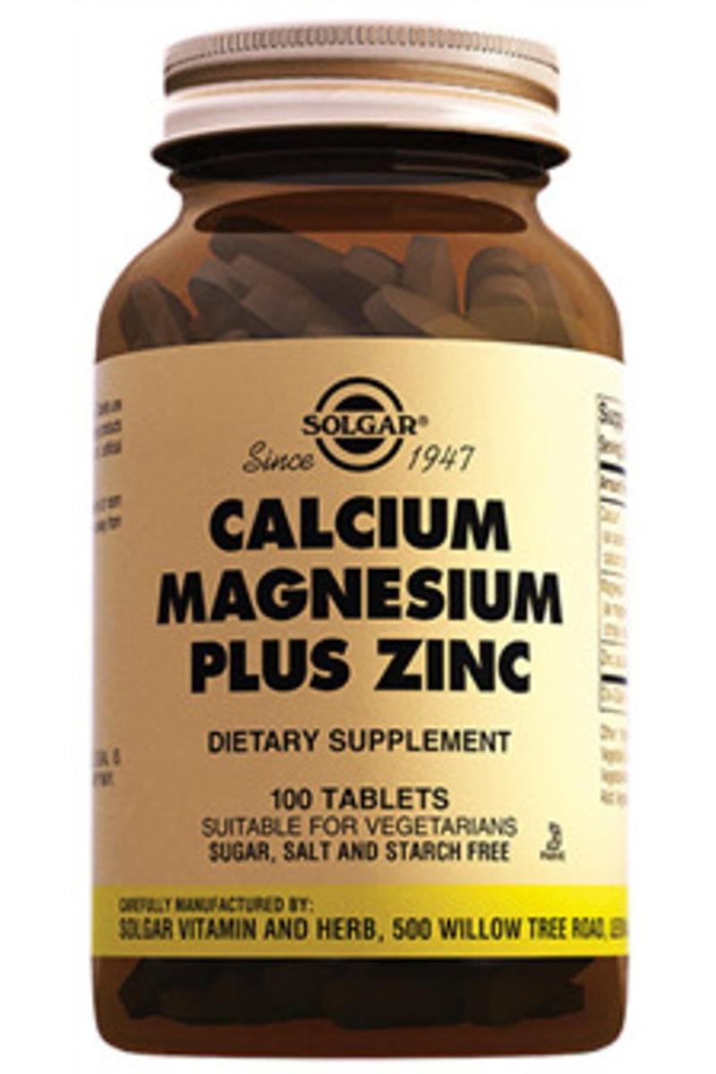 Solgar Calcium Magnesium Plus Zinc 100 Tablet Kullananlar